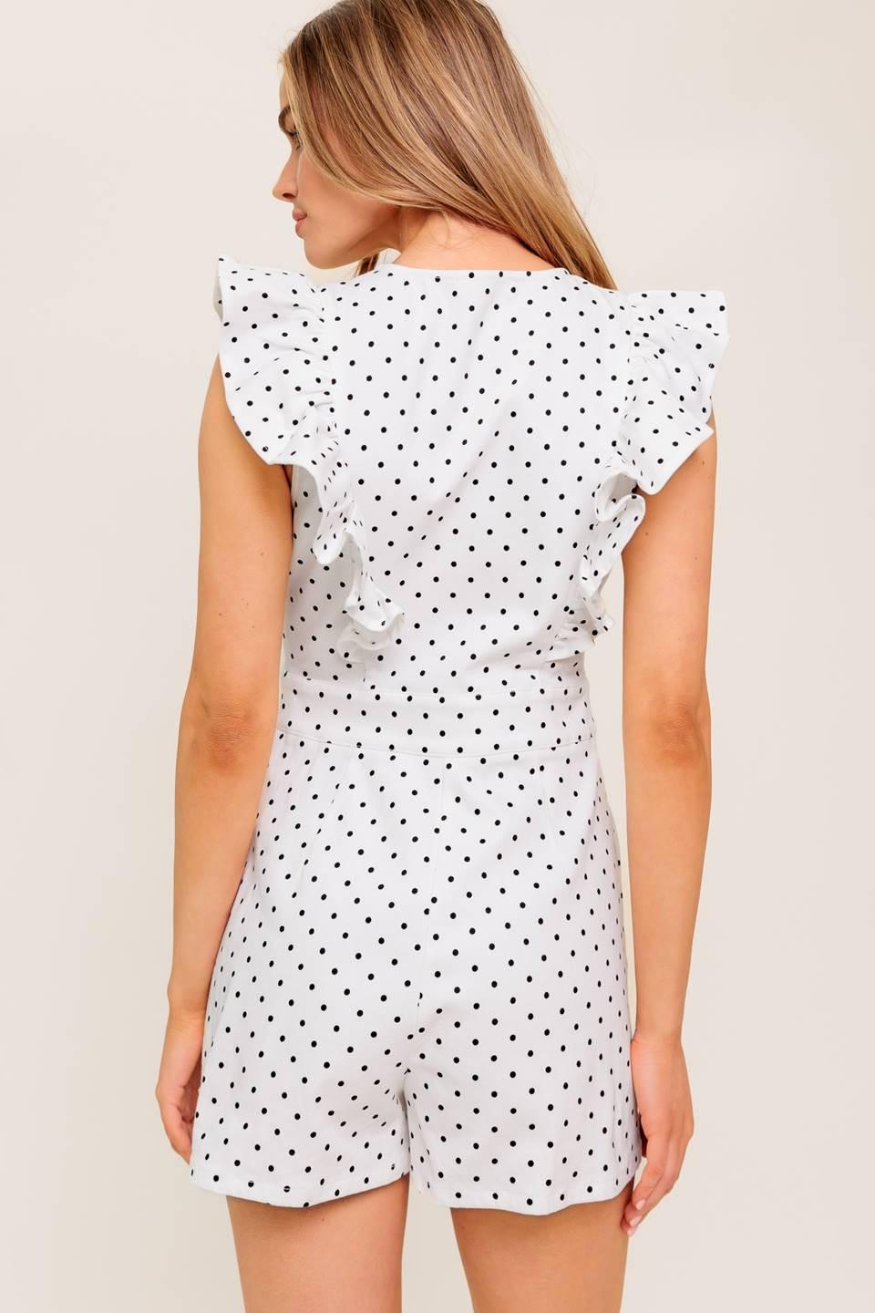 SUNNY MOOD WOVEN ROMPER Flying Tomato