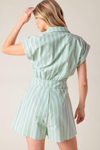 BRIDGET LA FRANCE WOVEN ROMPER Flying Tomato