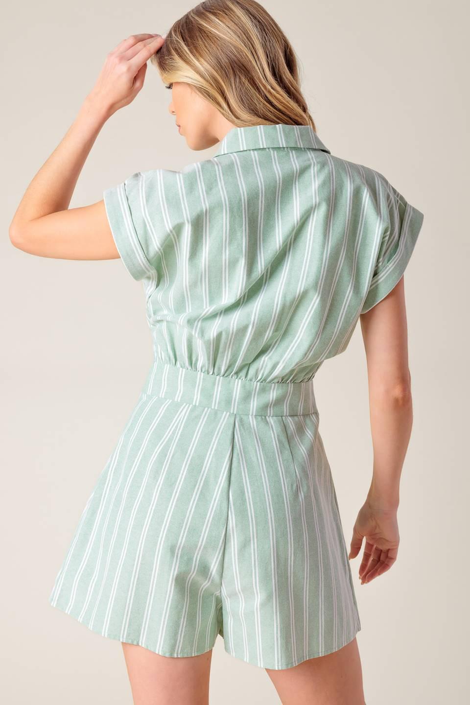 BRIDGET LA FRANCE WOVEN ROMPER Flying Tomato