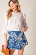 CARA LA FRANCE WOVEN SKORT Flying Tomato