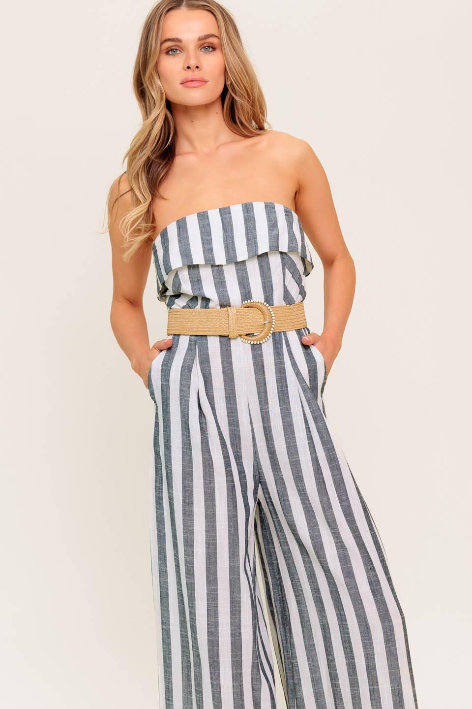 URBAN SOUL WOVEN JUMPSUIT Flying Tomato
