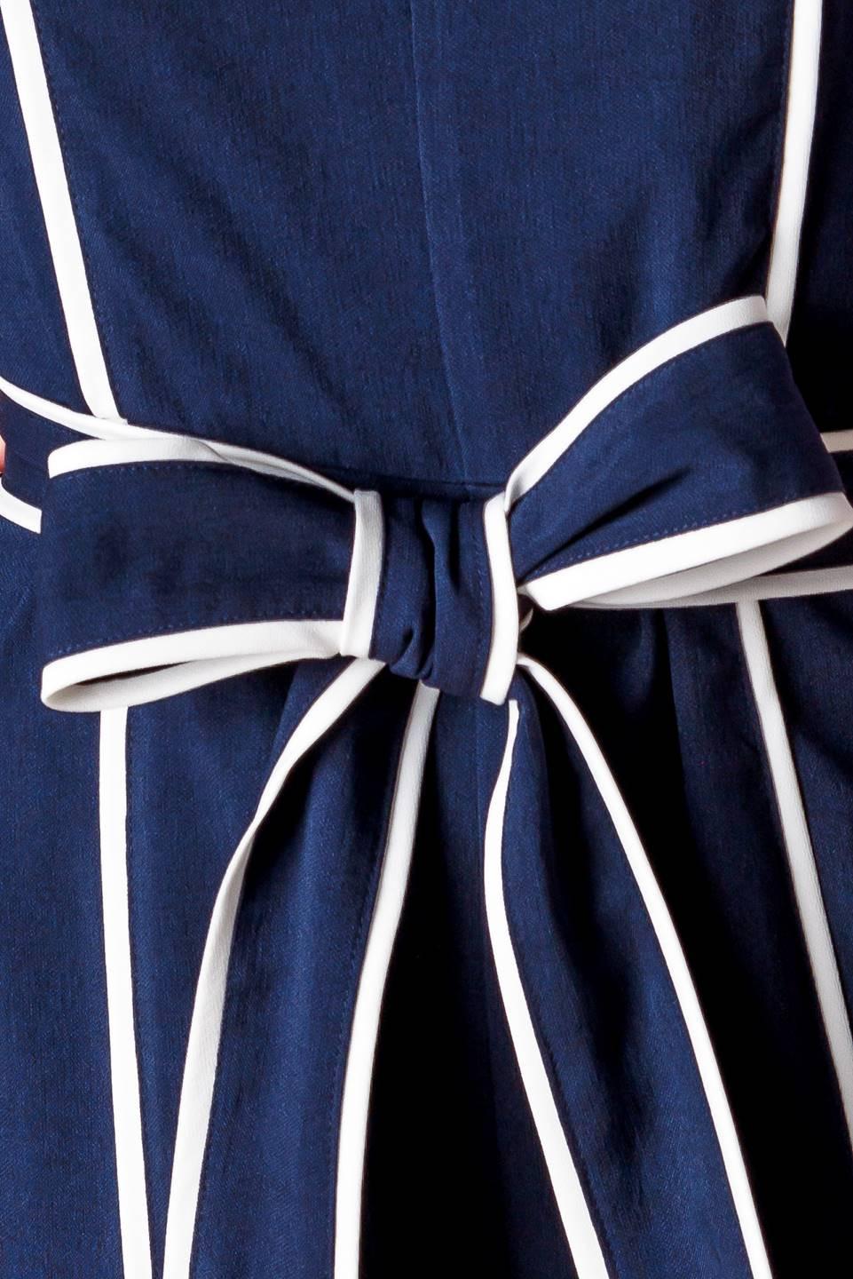 LAYTON NAVY WOVEN JUMPSUIT Flying Tomato