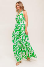 GARDEN WHISPER GREEN WOVEN JUMPSUIT Flying Tomato