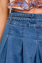 DREAMMIST MEDIUM INDIGO DENIM SKORT Flying Tomato