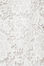 JUST ENOUGH OFF WHITE WOVEN LACE JUMPSUIT Flying Tomato