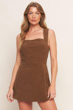 BROWN CODE CORDUROY ROMPER Flying Tomato