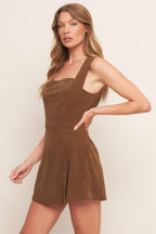BROWN CODE CORDUROY ROMPER Flying Tomato