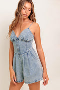 PALM SUNDAYS ACID BLUE ROMPER Flying Tomato