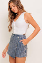 OCEAN BLISS DENIM SKORT Flying Tomato