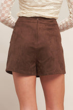 WESTERN ROMANCE FAUX SUEDE SKORT Flying Tomato