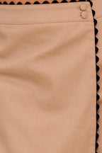 WAVY LINE WOVEN SKORT Flying Tomato