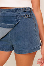 WILD BLUE MORNINGS DENIM SKORT Flying Tomato