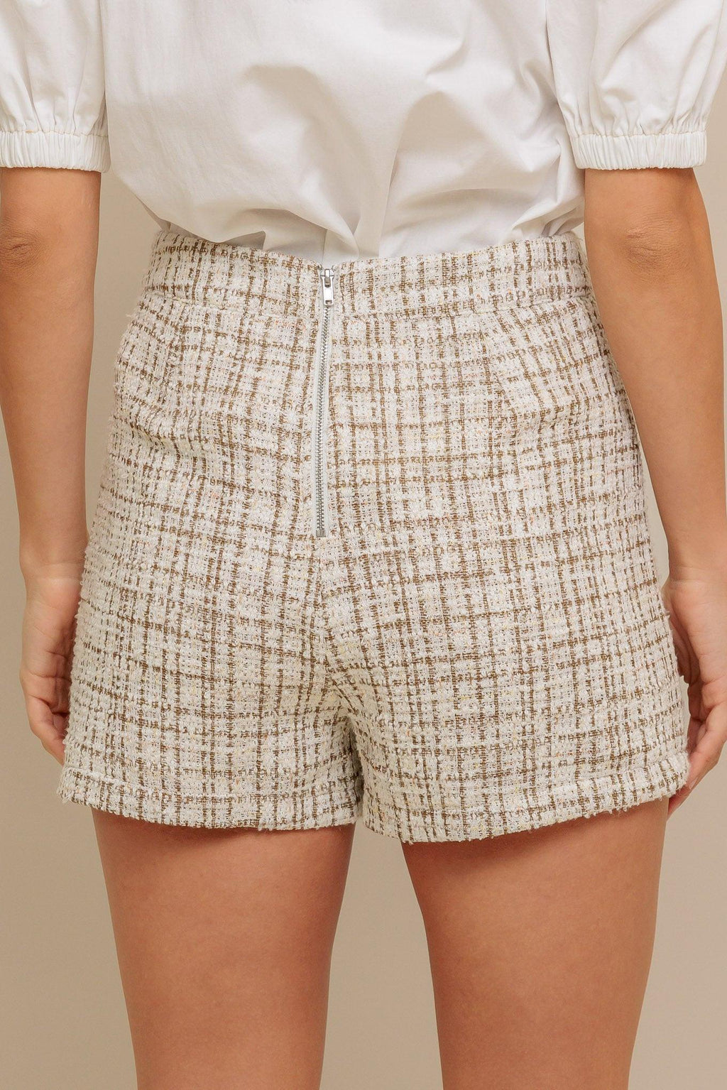 MODERN BALANCE WOVEN TWEED SKORT Flying Tomato