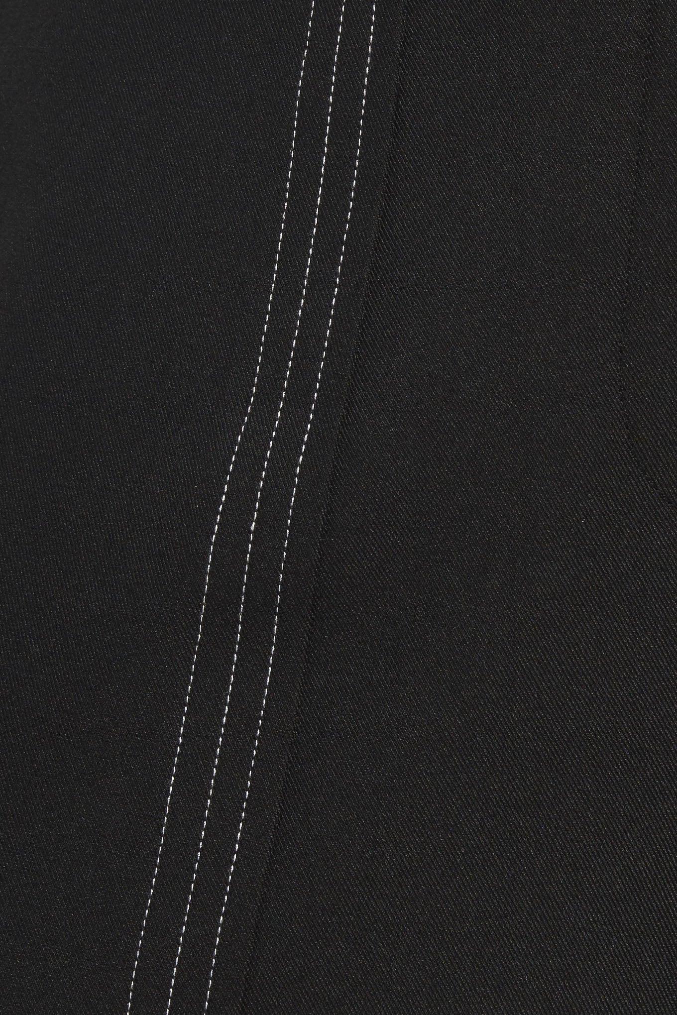 RUNWAY READY BLACK WOVEN WIDE LEG PANTS Flying Tomato
