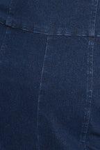 TRENDSETTING MEDIUM INDIGO DENIM JUMPSUIT Flying Tomato