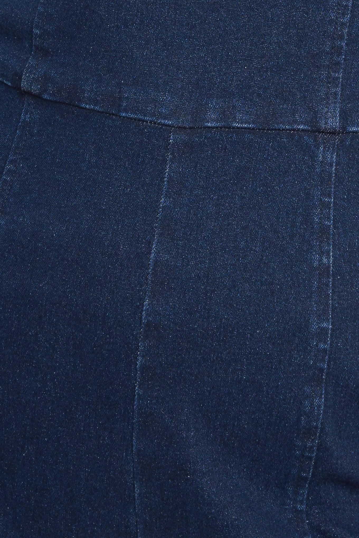 TRENDSETTING MEDIUM INDIGO DENIM JUMPSUIT Flying Tomato