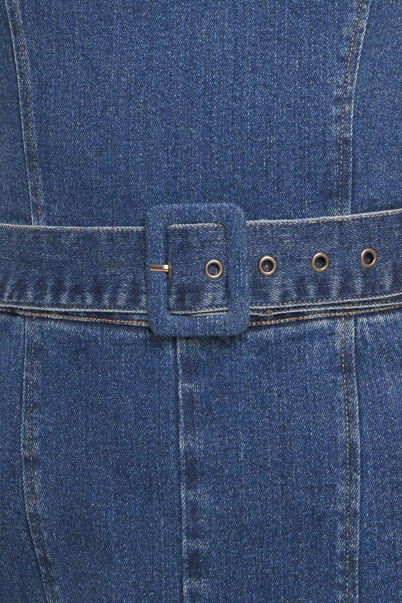 EXPERT SWEETNESS MEDIUM INDIGO DENIM JUMPSUIT Flying Tomato