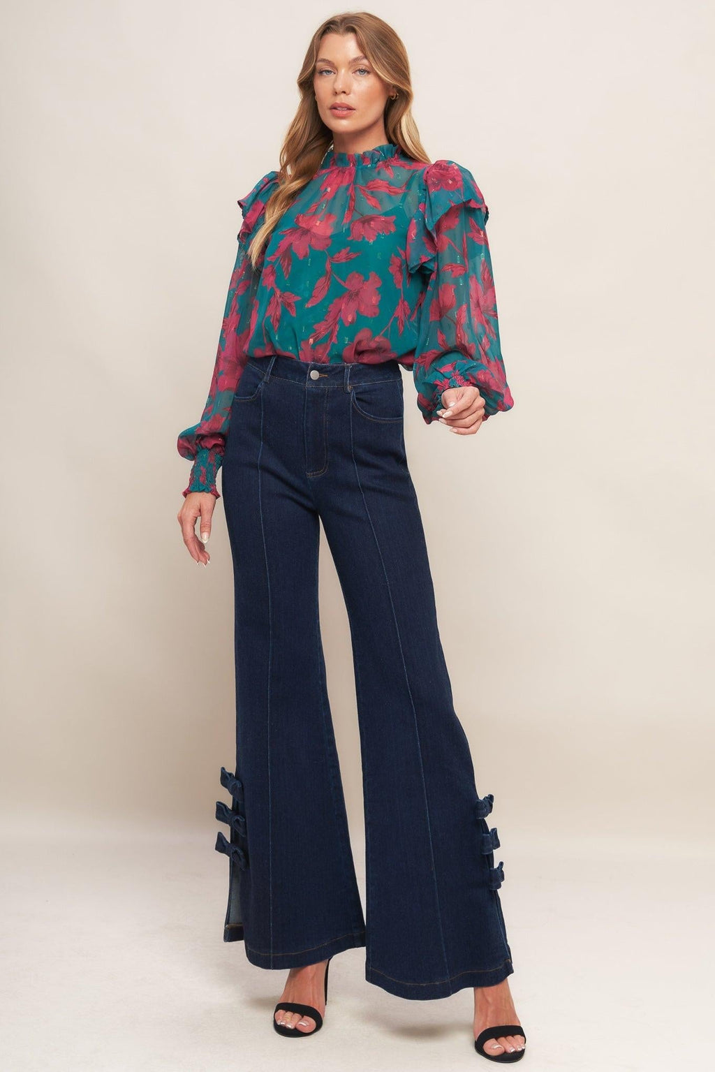 VINTAGE ICON DARK INDIGO DENIM PANTS Flying Tomato