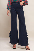 VINTAGE ICON DARK INDIGO DENIM PANTS Flying Tomato