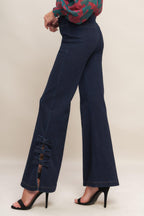 VINTAGE ICON DARK INDIGO DENIM PANTS Flying Tomato