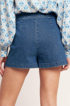 CITY LACE-UP DENIM SKORT Flying Tomato