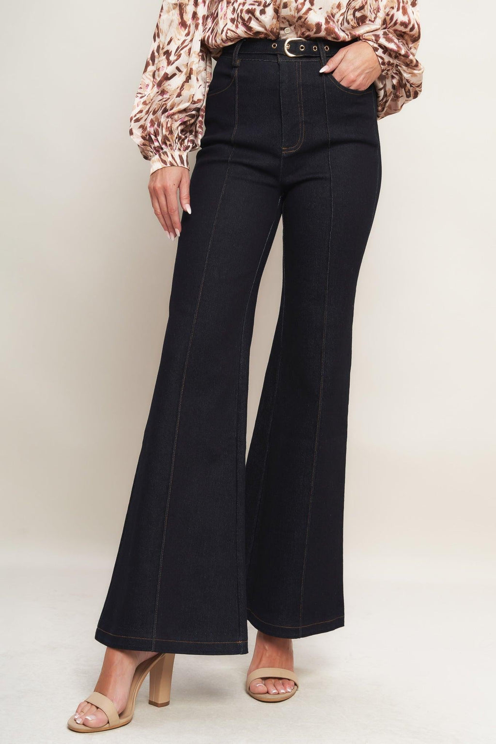 ICONIC FLARE DENIM PANTS Flying Tomato