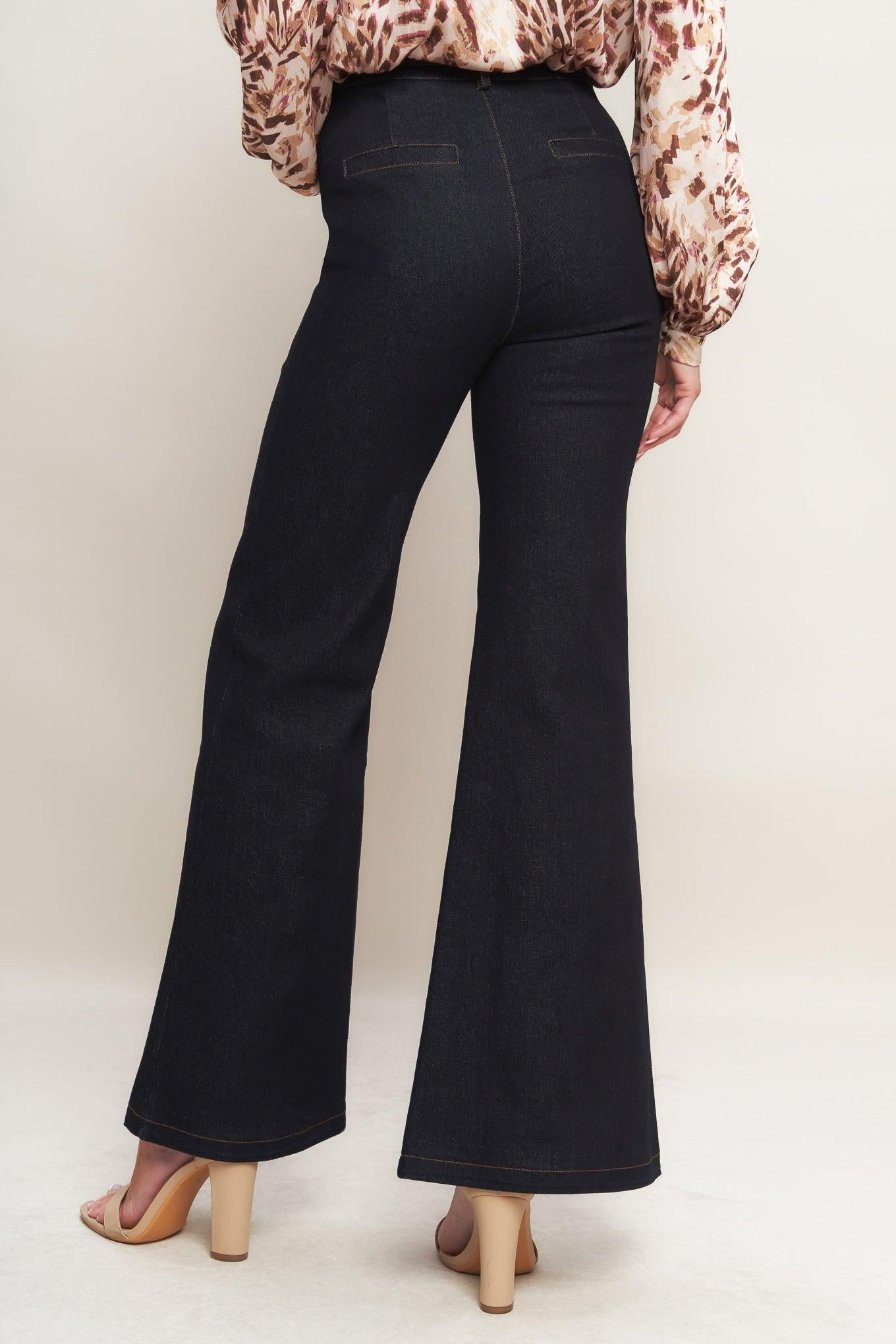 ICONIC FLARE DENIM PANTS Flying Tomato