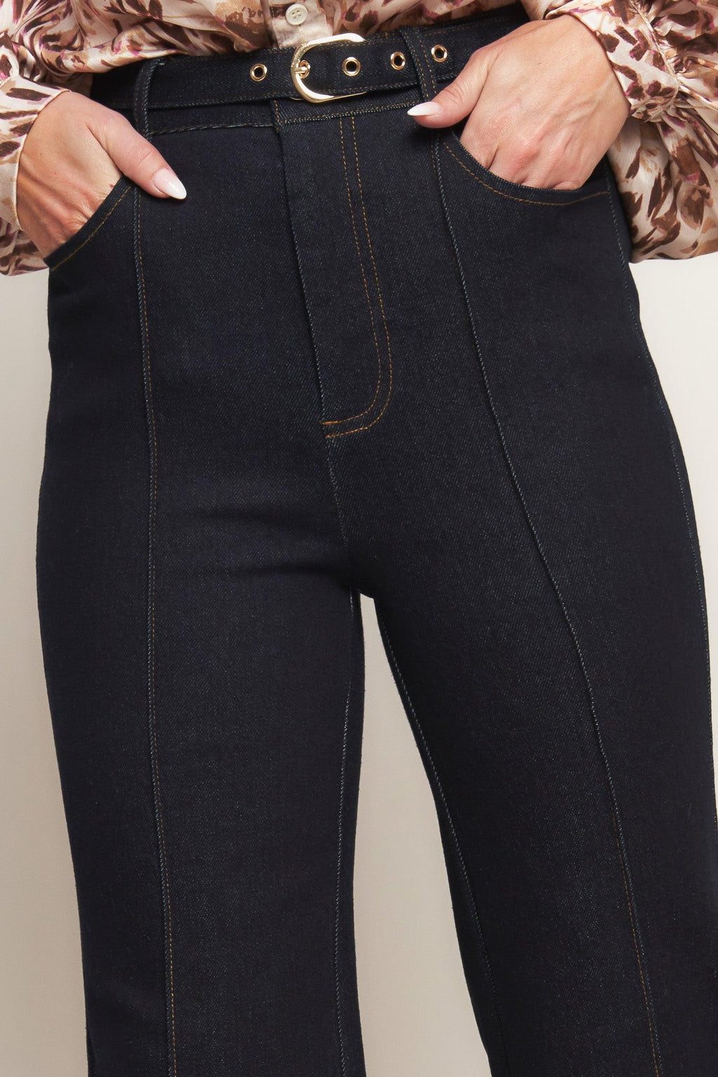 ICONIC FLARE DENIM PANTS Flying Tomato