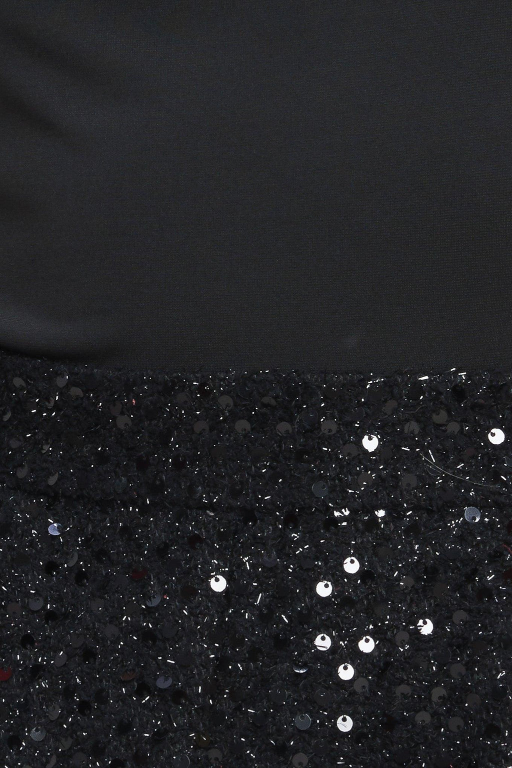 TWINKLE CHIC BLACK TOP AND SEQUIN SHORT ROMPER Flying Tomato