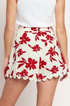 FLORAL KISS WOVEN SHORT Flying Tomato