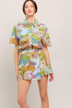 SUNSHINE GETAWAY WOVEN SKORT Flying Tomato