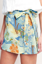 POSTCARD PERFECT WOVEN SKORT Flying Tomato