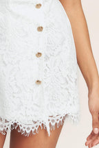 CONFIDENTLY YOURS WOVEN LACE SKORT ROMPER Flying Tomato