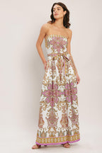 MEDITERRANEAN DREAM WOVEN JUMPSUIT Flying Tomato
