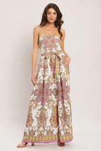 MEDITERRANEAN DREAM WOVEN JUMPSUIT Flying Tomato