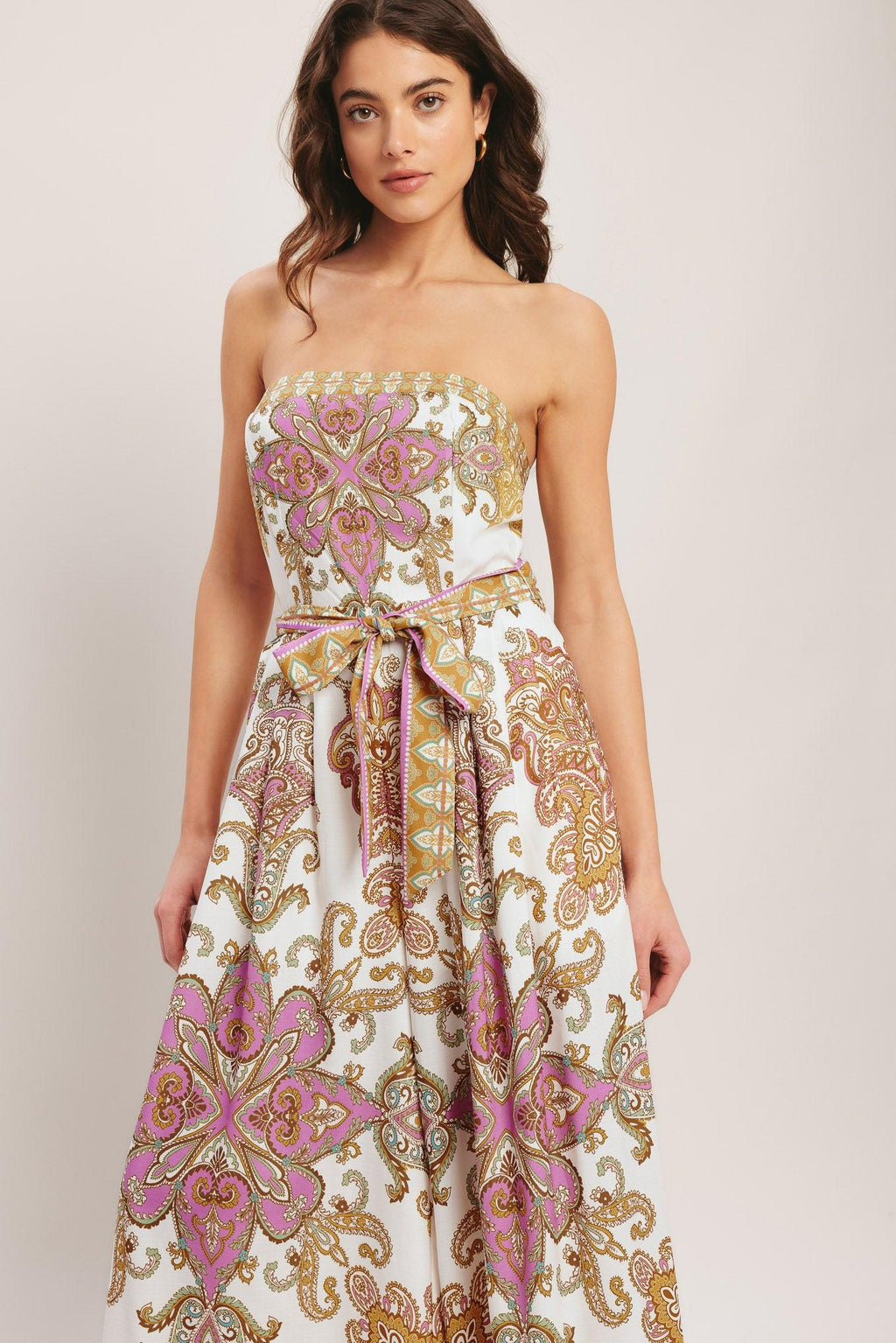 MEDITERRANEAN DREAM WOVEN JUMPSUIT Flying Tomato
