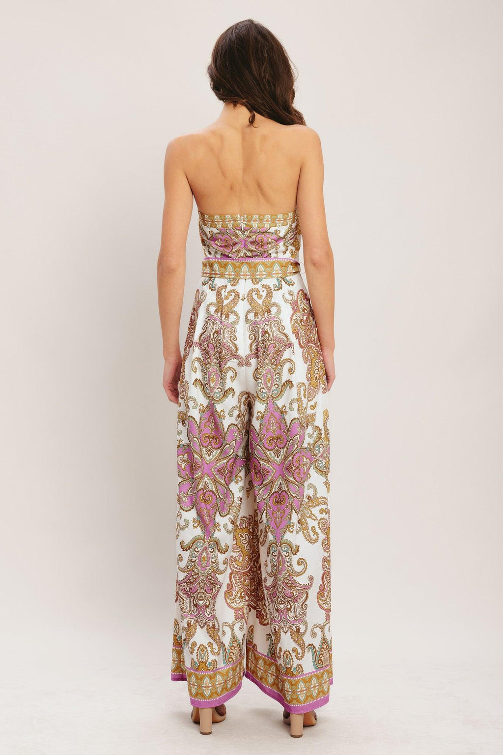 MEDITERRANEAN DREAM WOVEN JUMPSUIT Flying Tomato