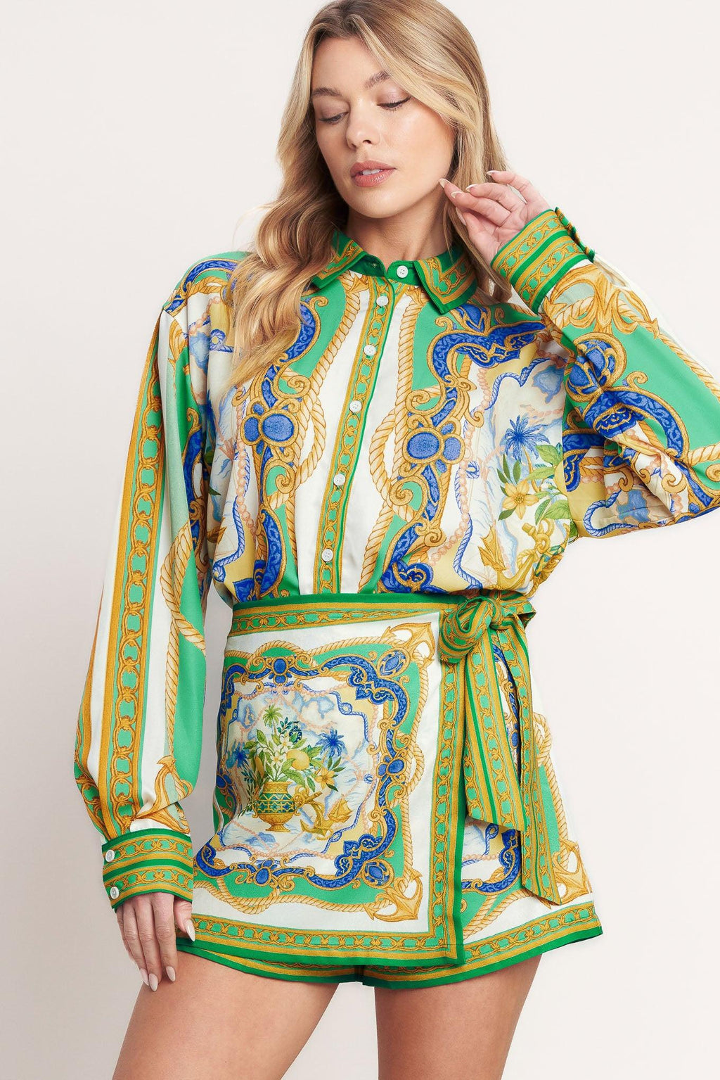 VINTAGE HEIRESS WOVEN SKORT Flying Tomato