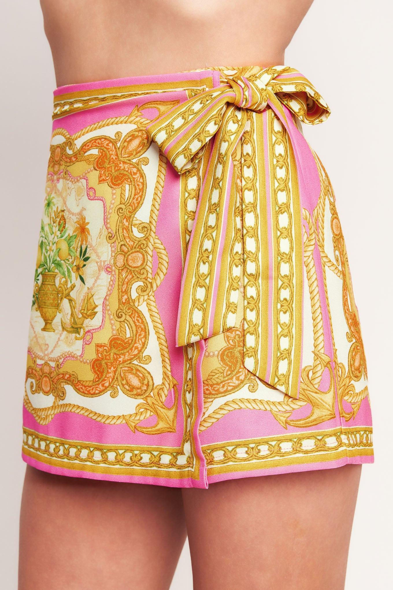 VINTAGE HEIRESS WOVEN SKORT Flying Tomato