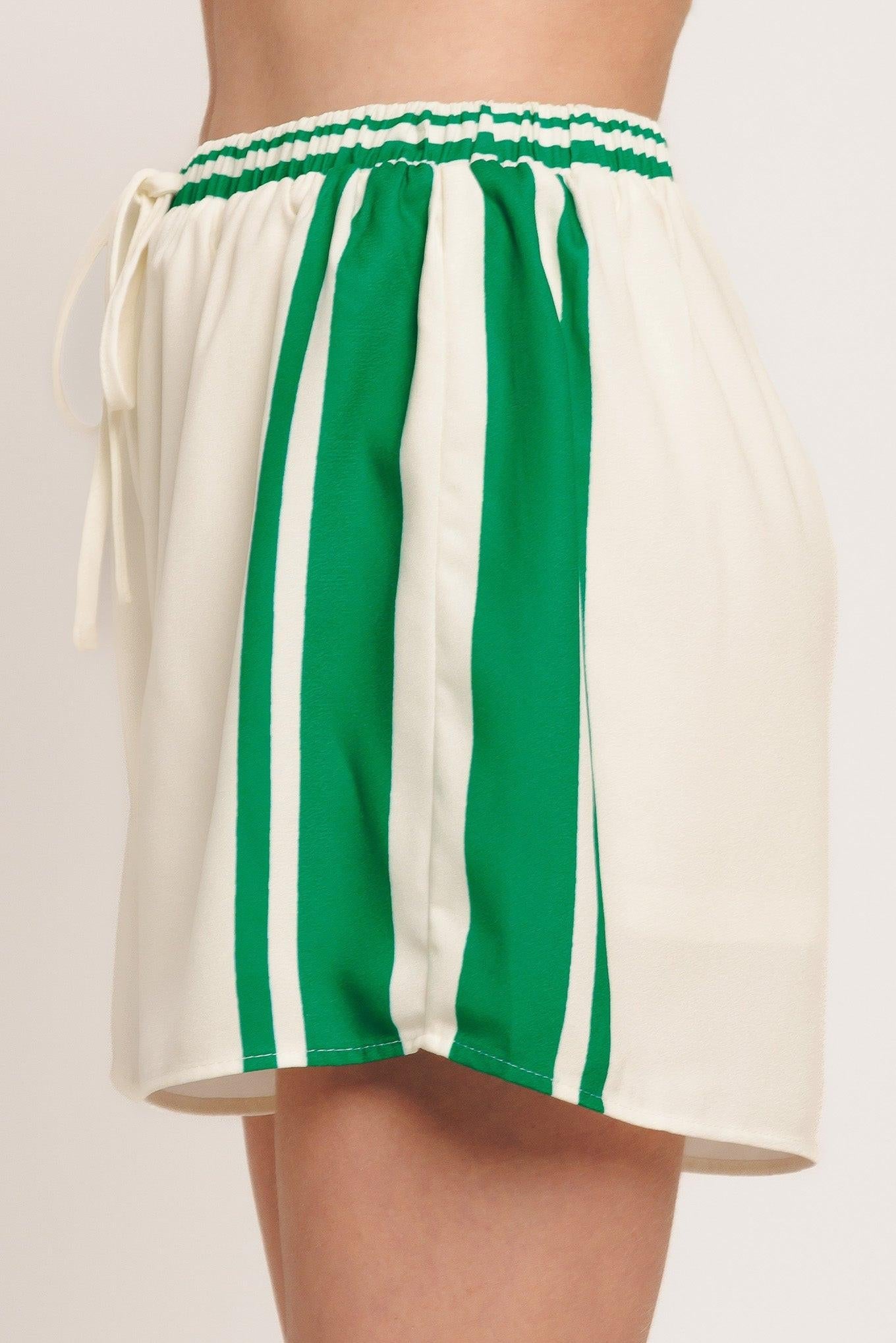 RIVIERA STRIPE WOVEN SHORT Flying Tomato