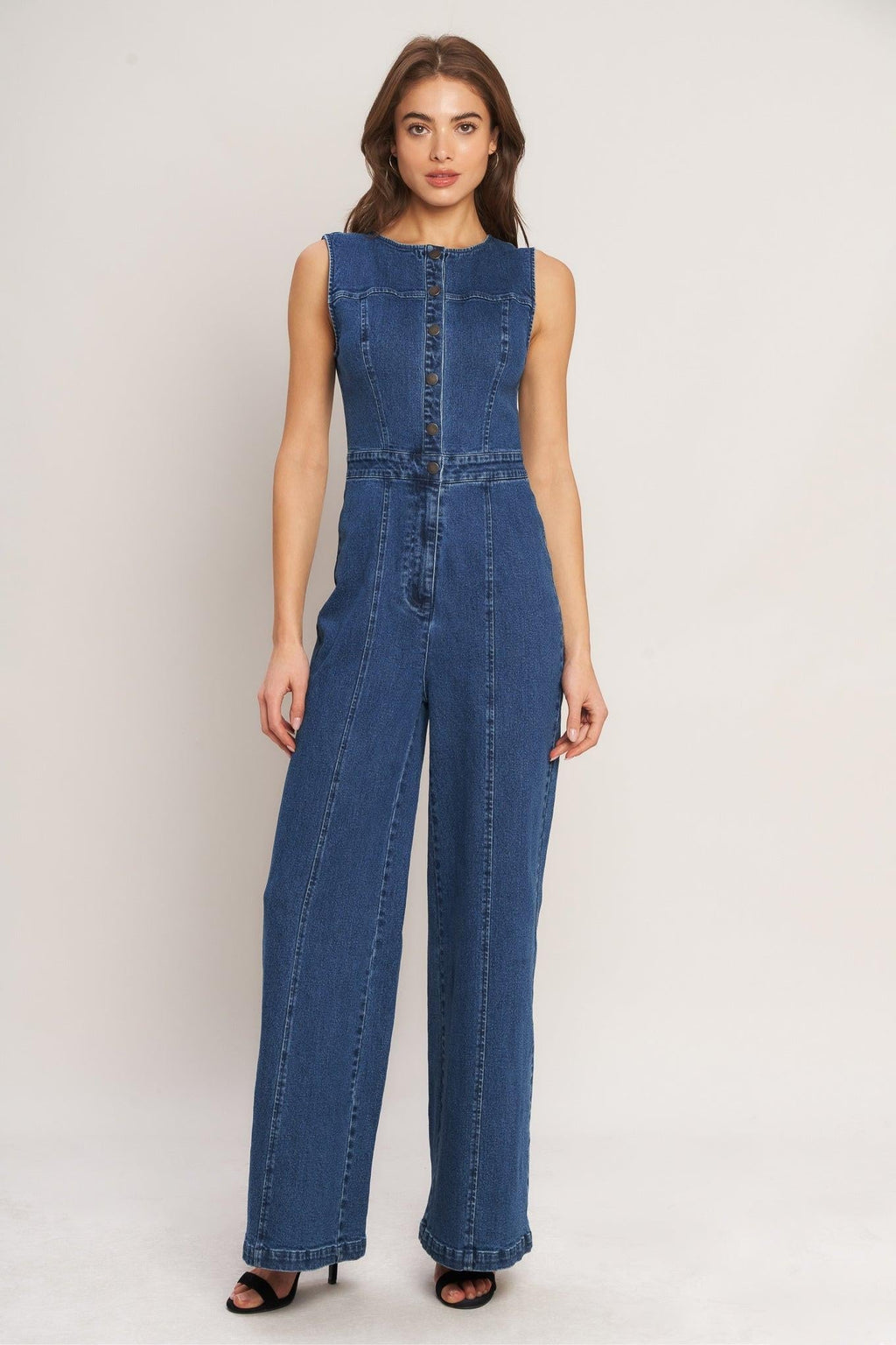 CITY STROLL DENIM JUMPSUIT Flying Tomato