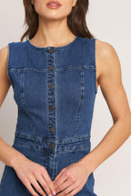 CITY STROLL DENIM JUMPSUIT Flying Tomato