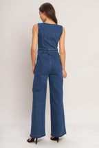 CITY STROLL DENIM JUMPSUIT Flying Tomato