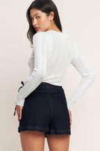 WEEKEND READY DENIM SKIRT Flying Tomato