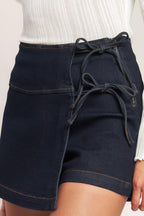 WEEKEND READY DENIM SKIRT Flying Tomato