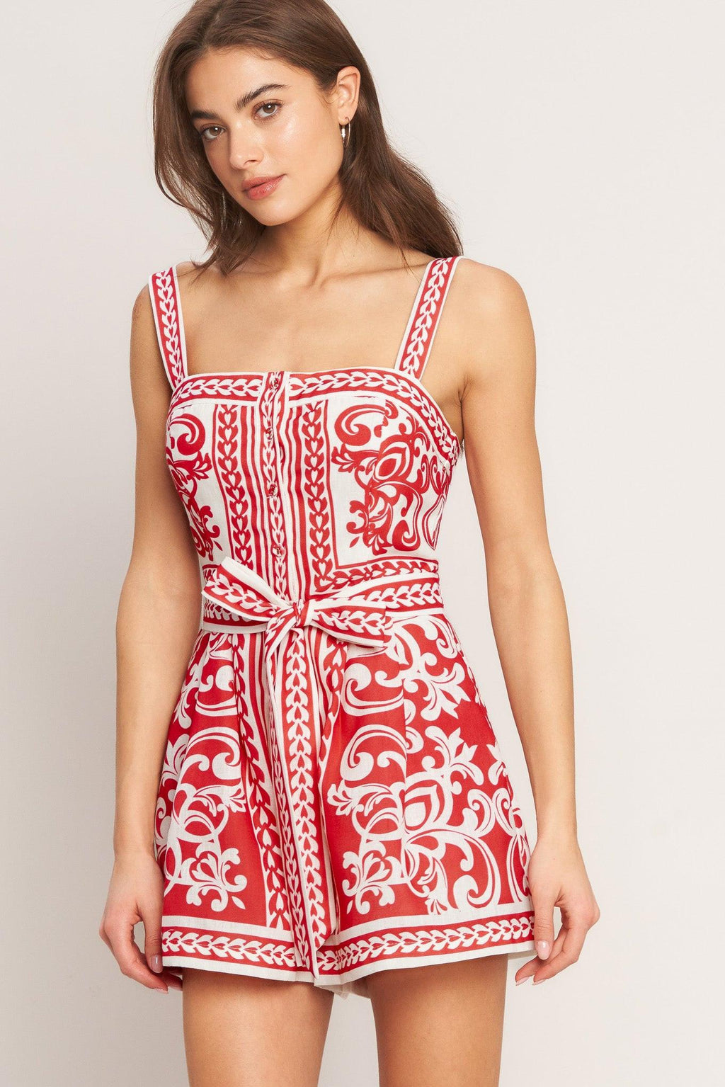 EURO SUMMER WOVEN ROMPER Flying Tomato