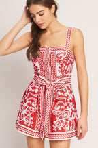 EURO SUMMER WOVEN ROMPER Flying Tomato