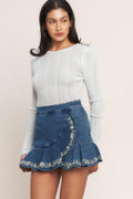 SPRING DAY DENIM SKORT Flying Tomato