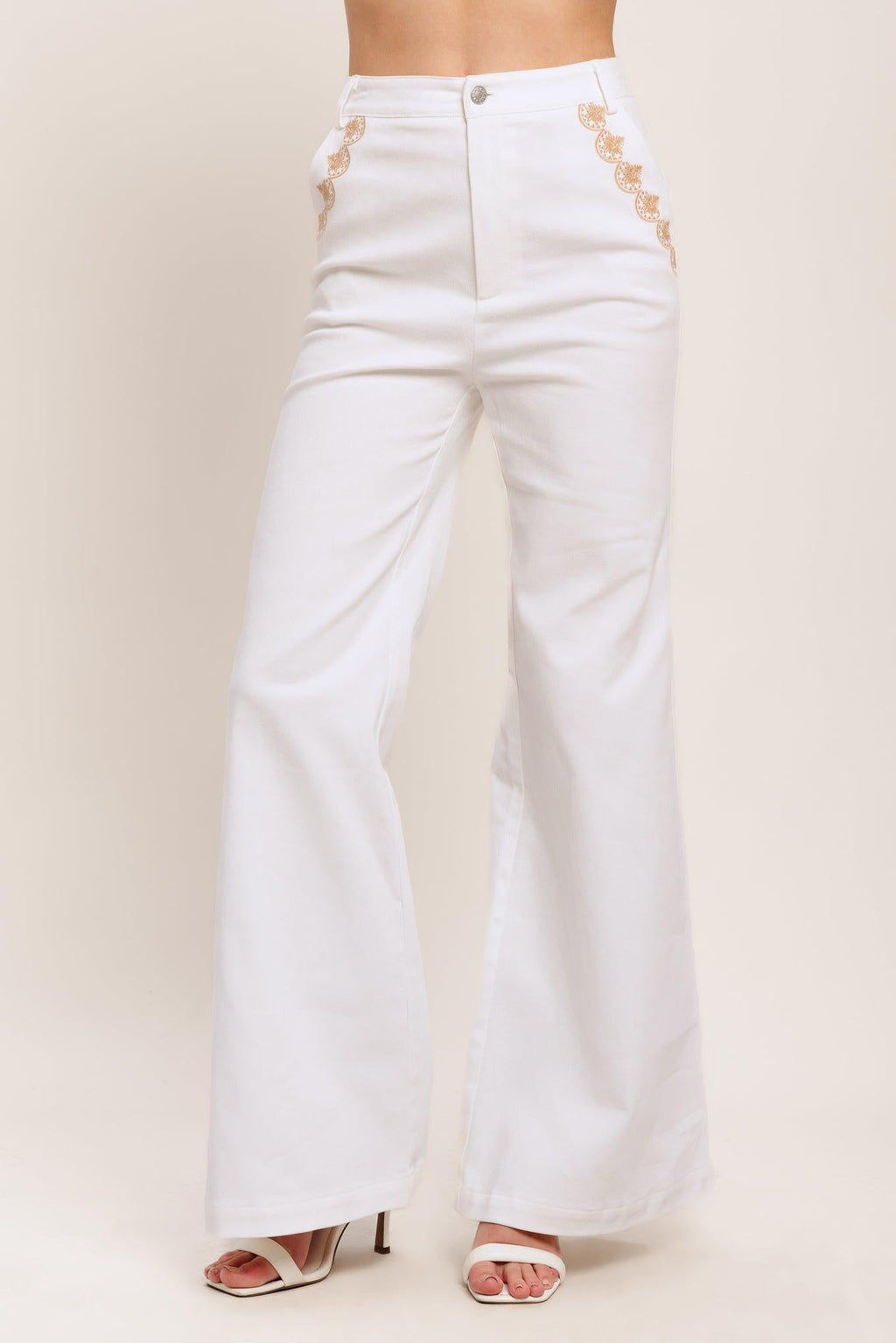 OPEN ROAD WHITE WOVEN PANTS Flying Tomato