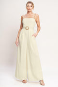 THE QUIET STATEMENT WOVEN JUMPSUIT Flying Tomato